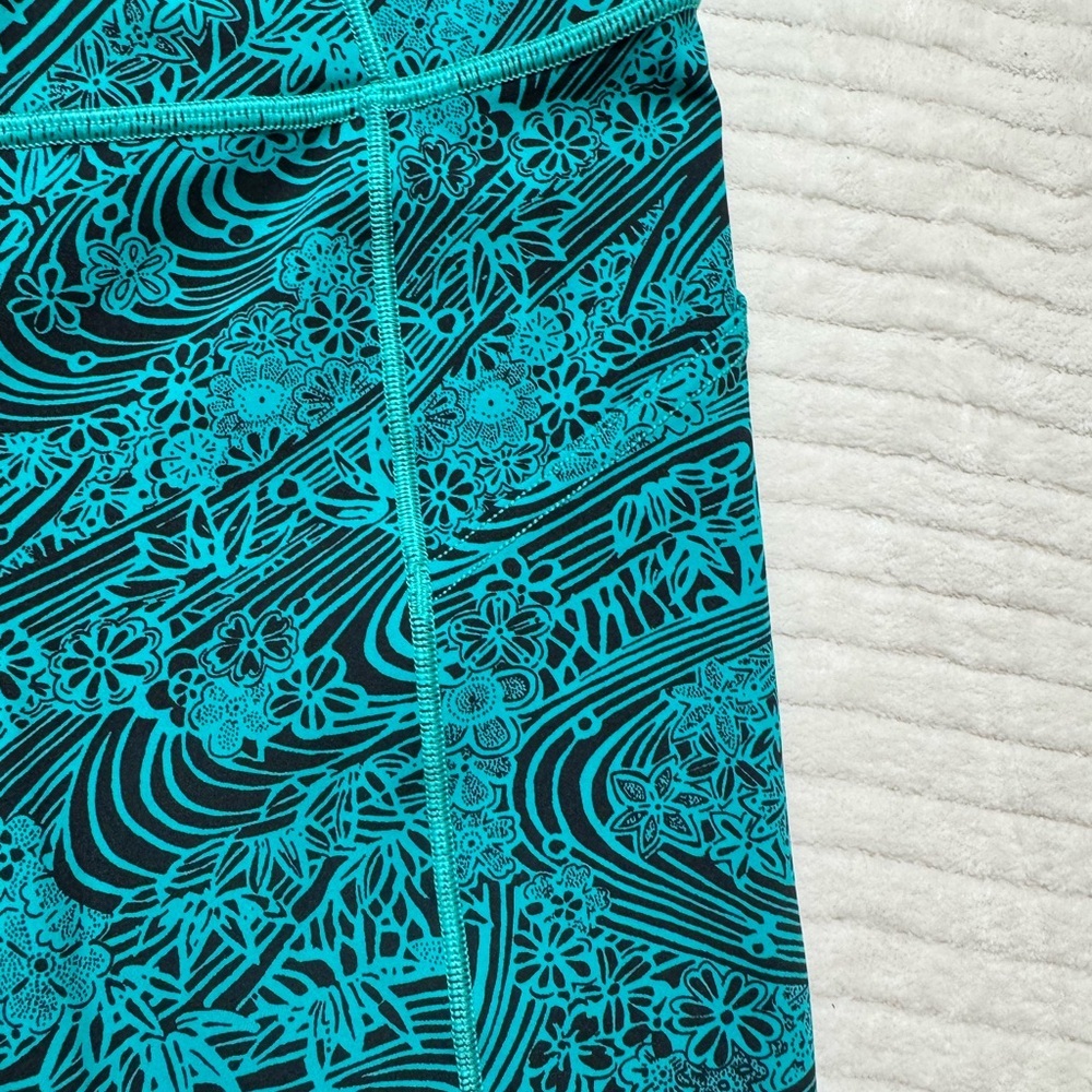lululemon athletica Teal Patterned Leggings - Picture 5 of 6